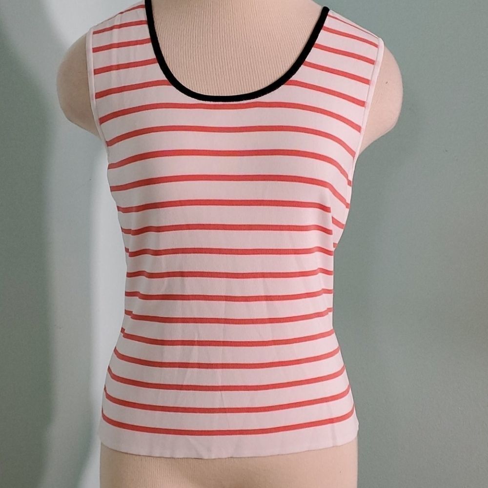 Azure ming wang light weight sleevless top. Small. Striped.